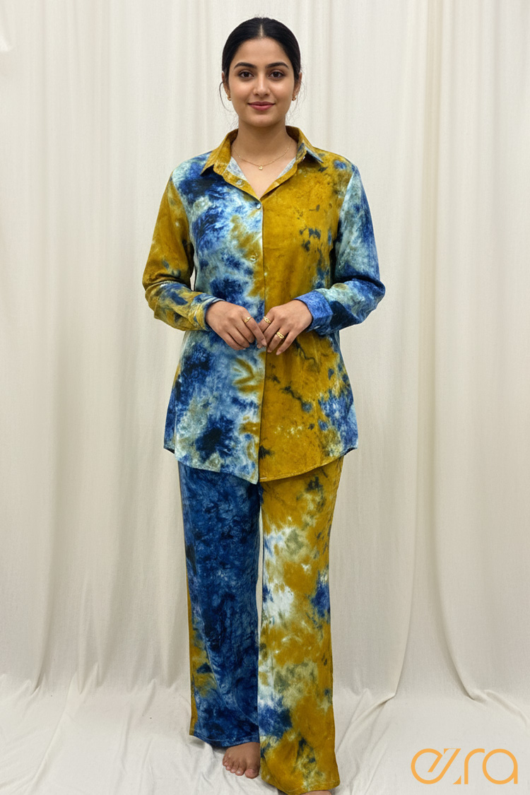 Batik printed co ord set