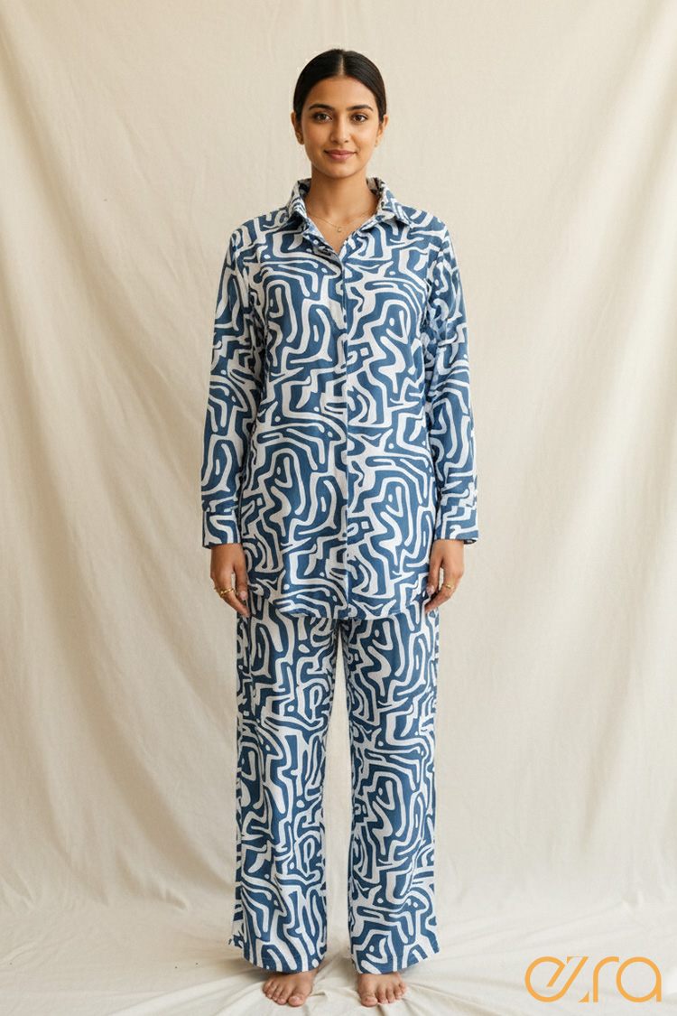 Shirt Collared co ord set