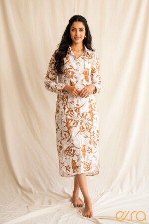 Abstract-printed-dress