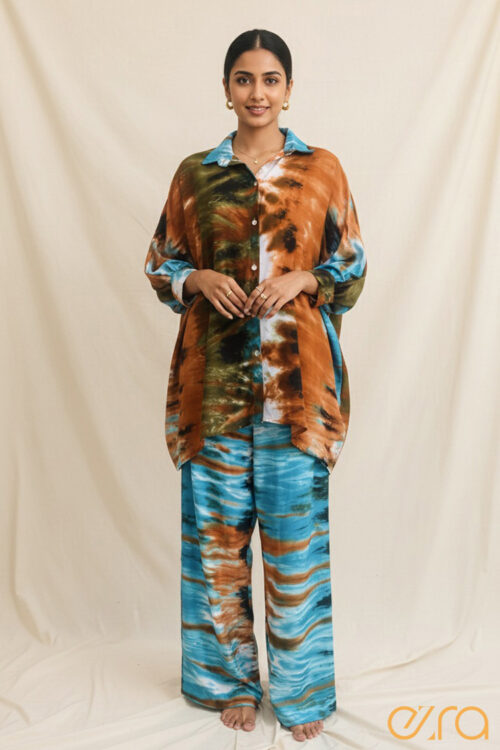 Batik printed co ord set