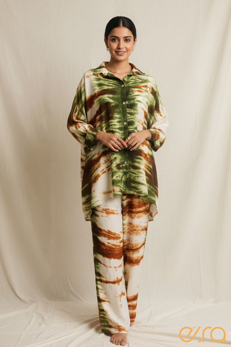 Batik printed co ord set