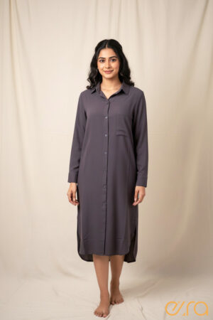 Front pocket long sleeve top