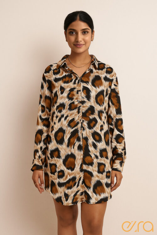 Leopard print dress