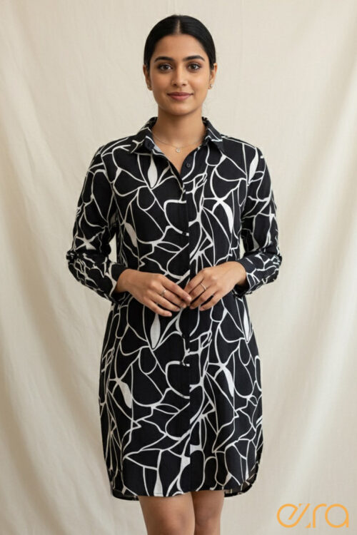 Printed Shirt Top