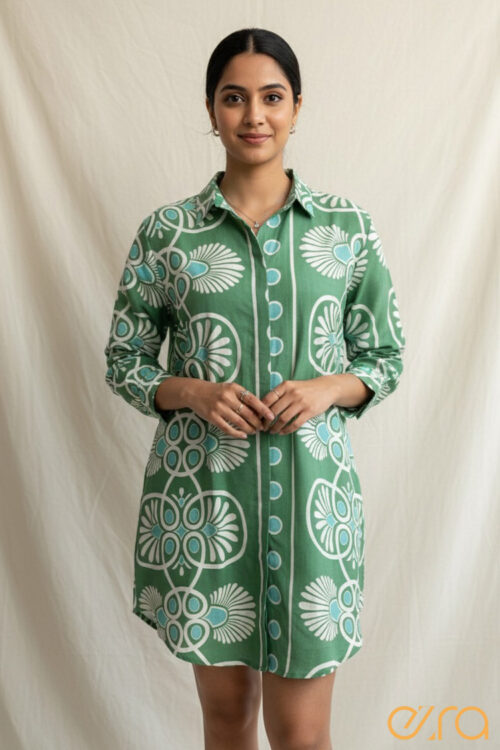 Printed Shirt Top