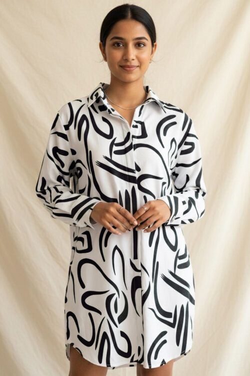 Abstract Printed Shirt
