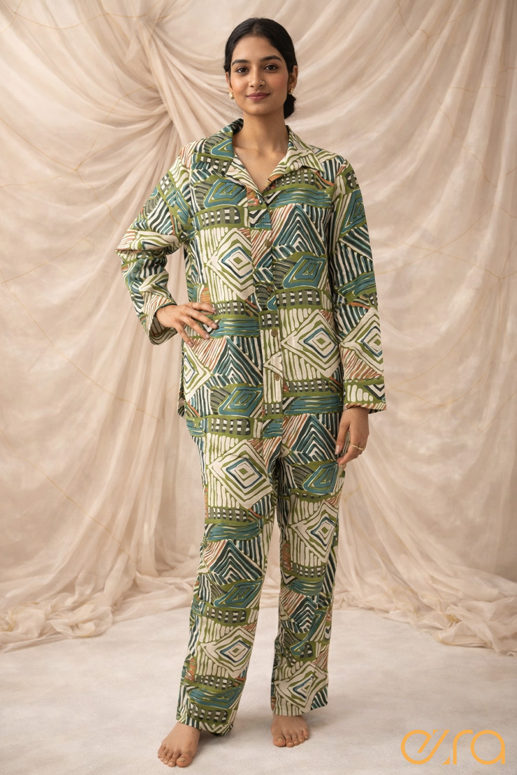 Antique Printed Co-ord Set