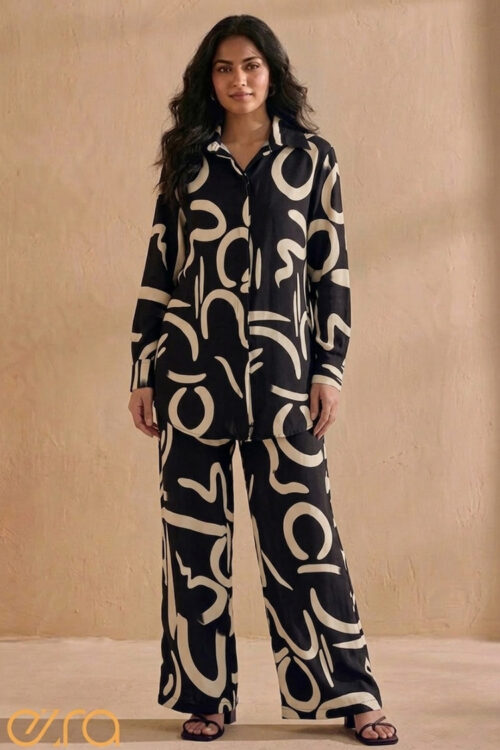 Midnight Abstract Co-ord Set