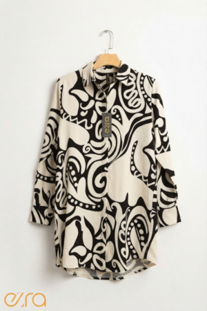 Abstract Printed Shirt - 2XL