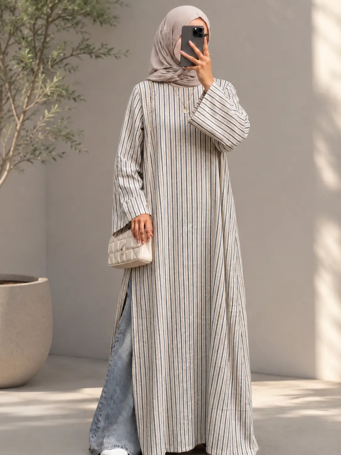 Striped Maxi Dress